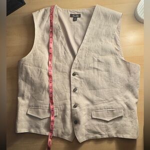 Tasso Elba Men’s Linen Vest/ Waistcoat